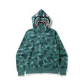 Bathing Shark and ape head print hoode BAPE hip hop trendy zipper NextBlock