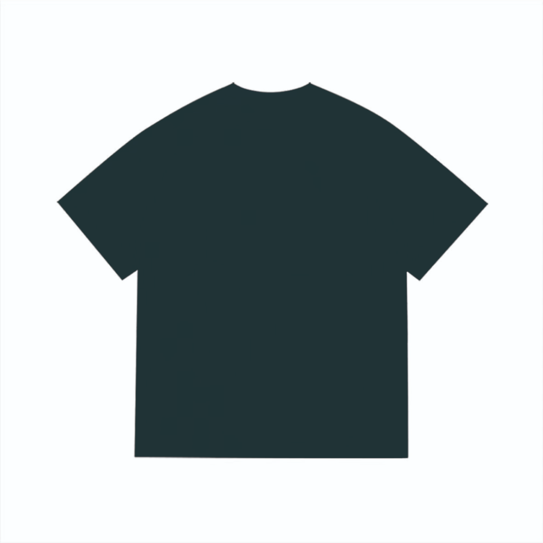 Bathing Shark and ape head print T-Shirt NextBlock