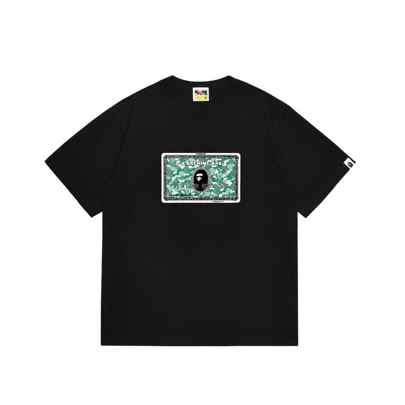 Bathing Shark and ape head print T Shirts NextBlock