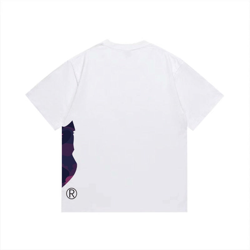 Bathing Shark and ape head print T Shirts NextBlock