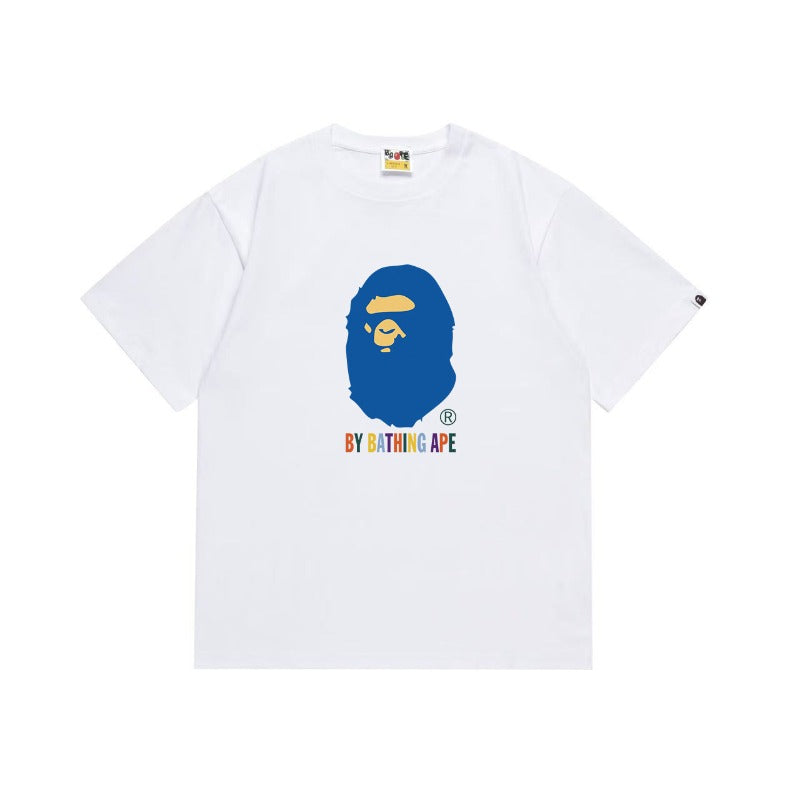 Bathing Shark and ape head print T Shirts NextBlock