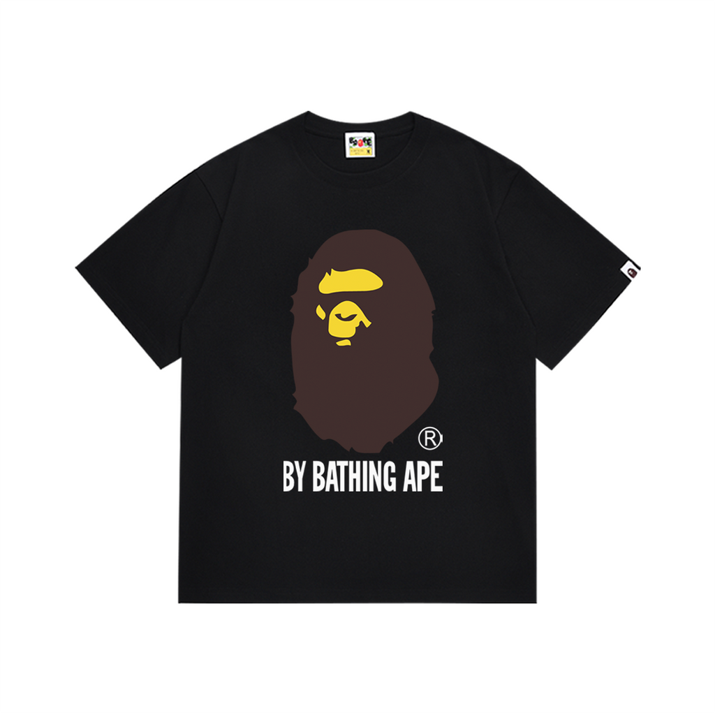 Bathing Shark and ape head print T Shirts NextBlock