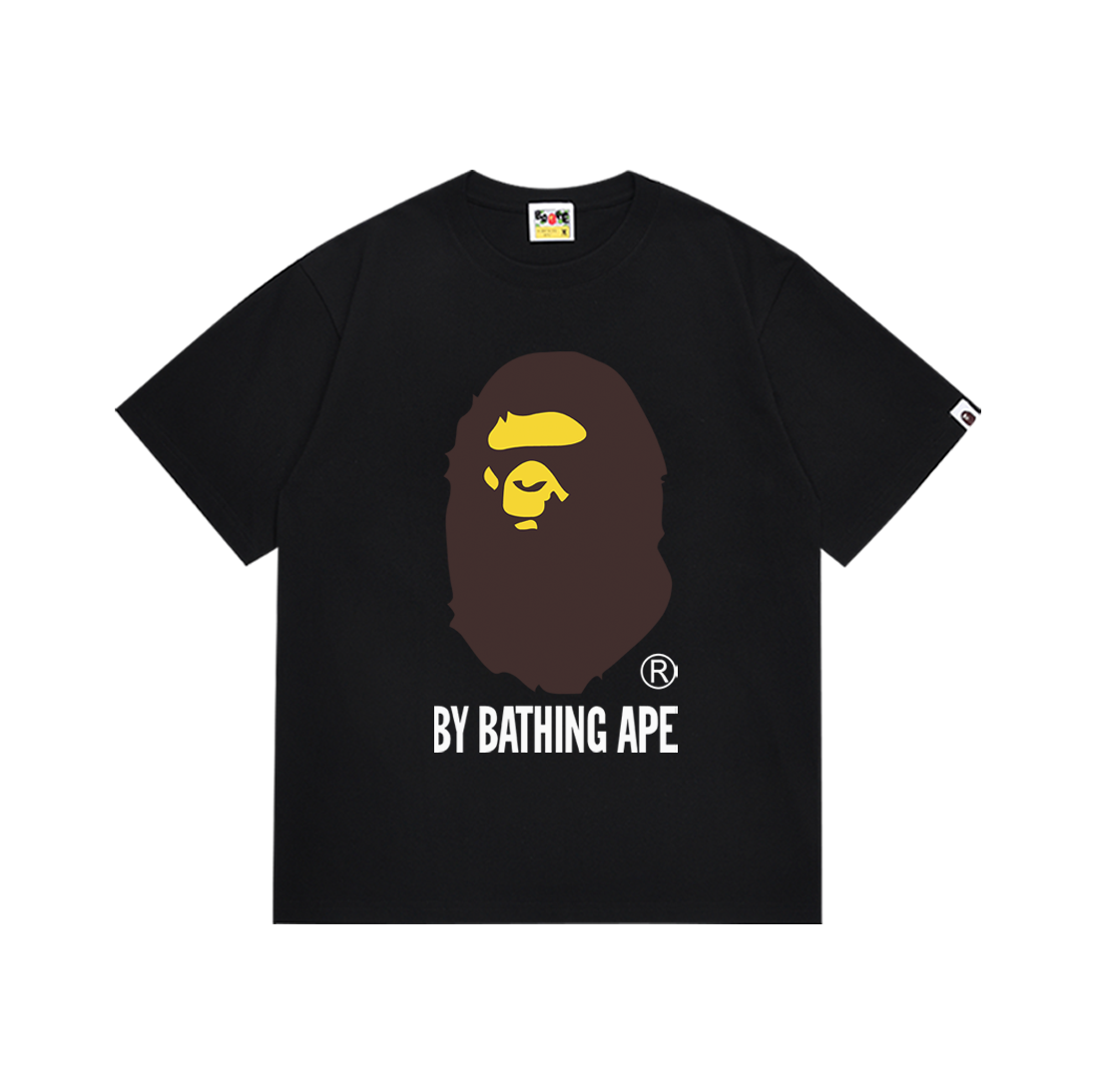 Bathing Shark and ape head print T Shirts NextBlock