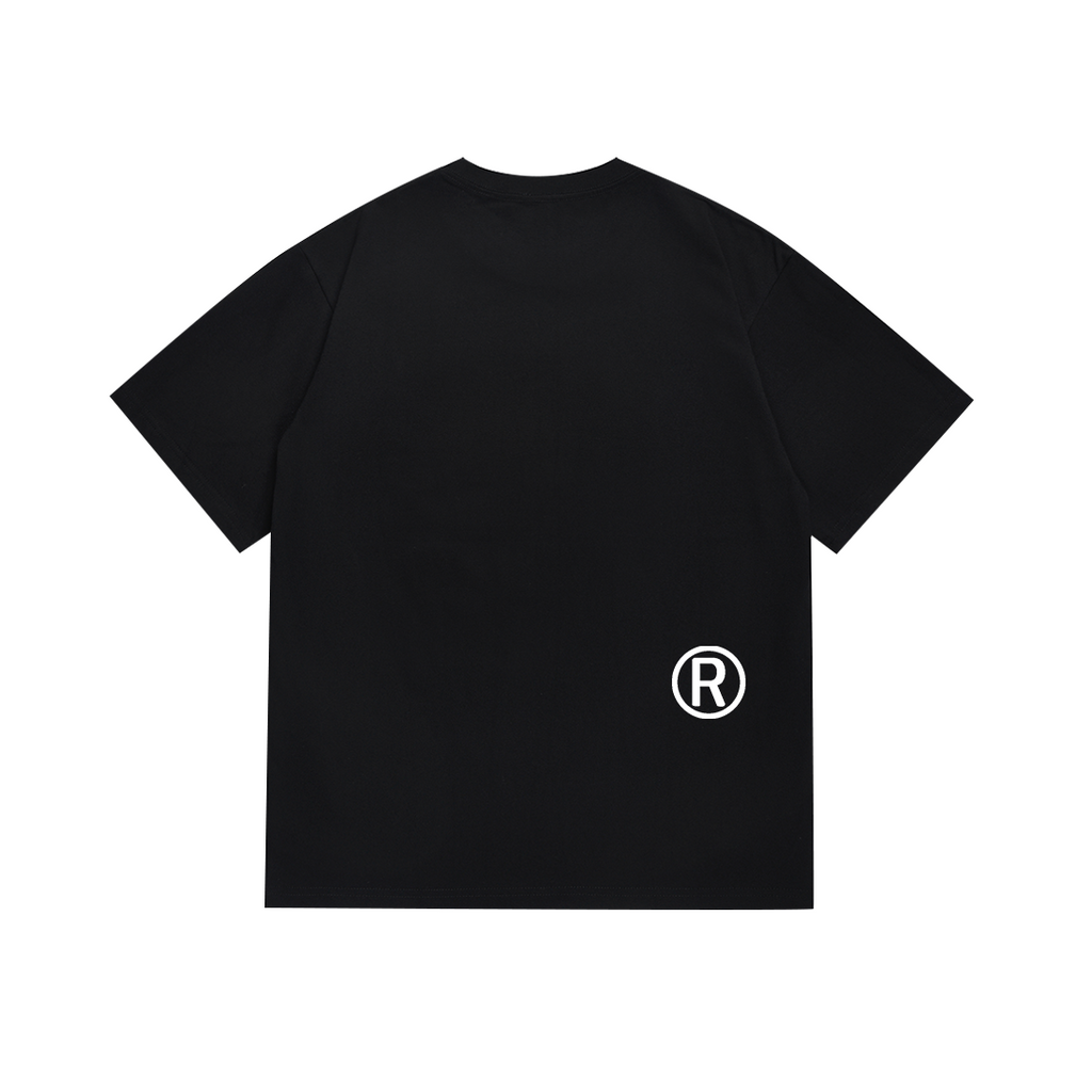 Bathing Shark and ape head print T Shirts NextBlock