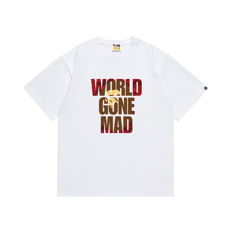 Bathing Shark and ape head print T Shirts NextBlock