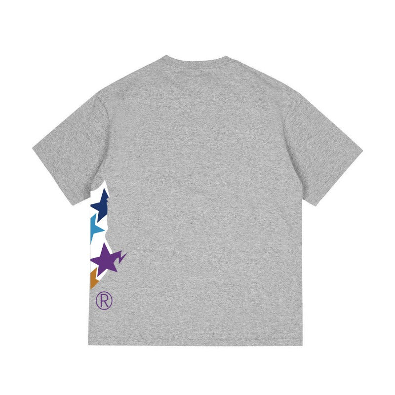 Bathing Shark and ape head print T Shirts NextBlock