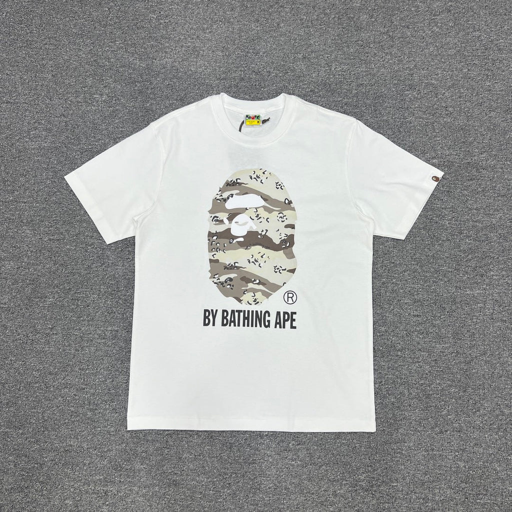 Bathing Shark and ape head print T-Shirt NextBlock