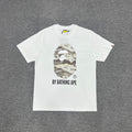 Bathing Shark and ape head print T-Shirt NextBlock