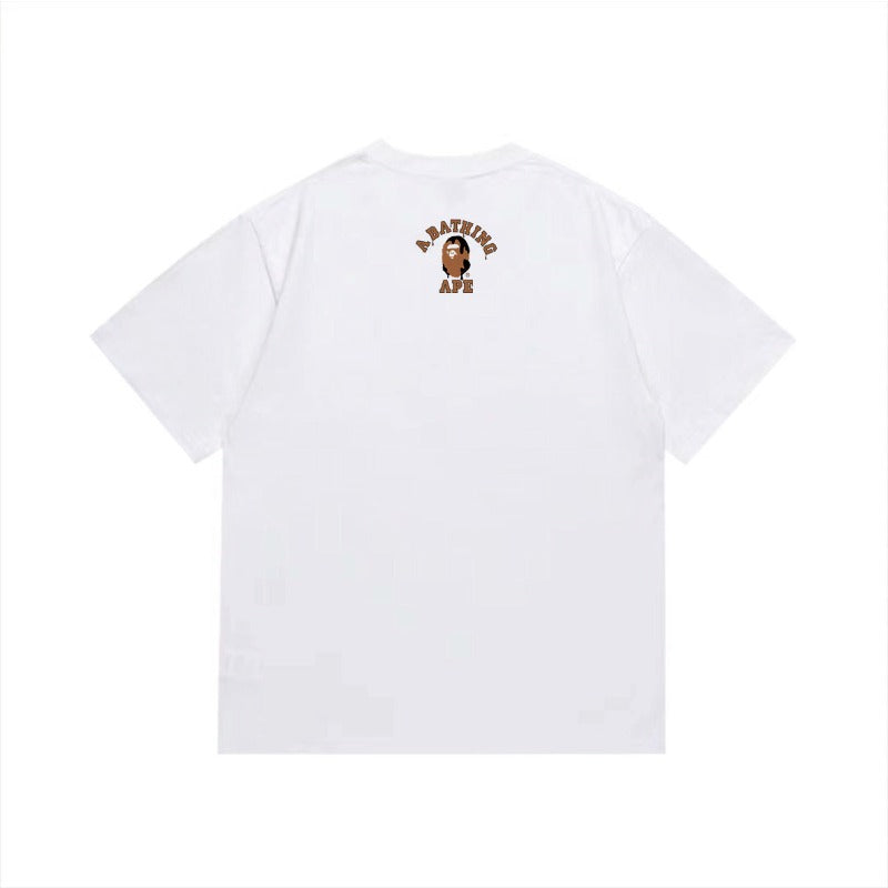 Bathing Shark and ape head print T Shirts NextBlock