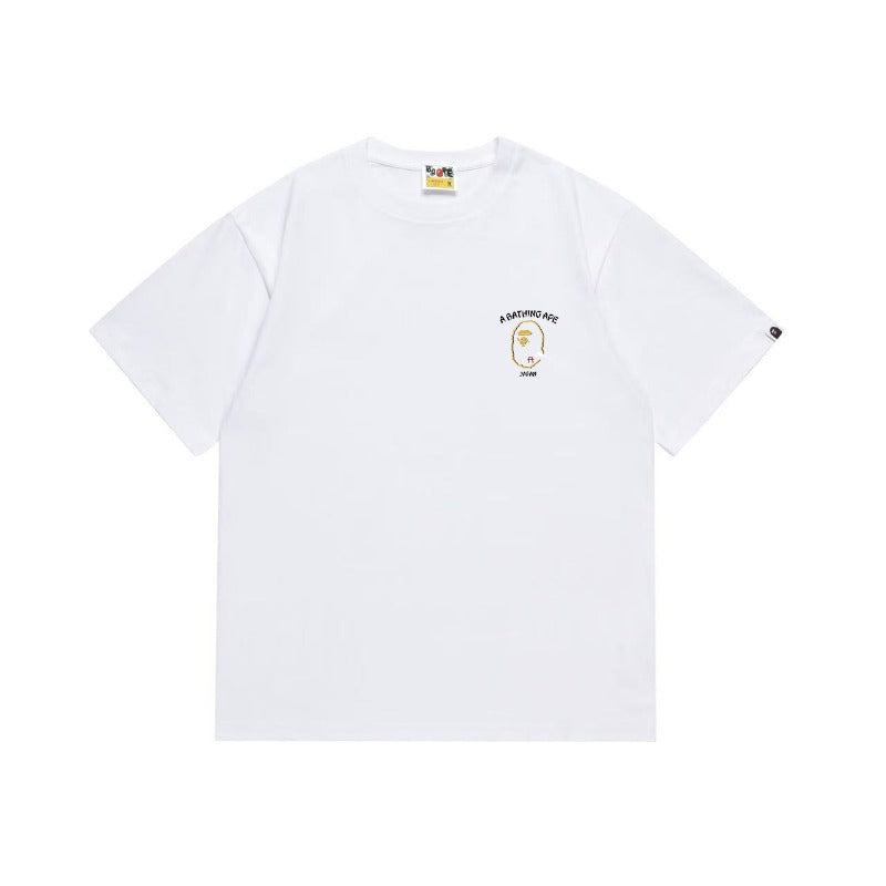 Bathing Shark and ape head print T Shirts NextBlock