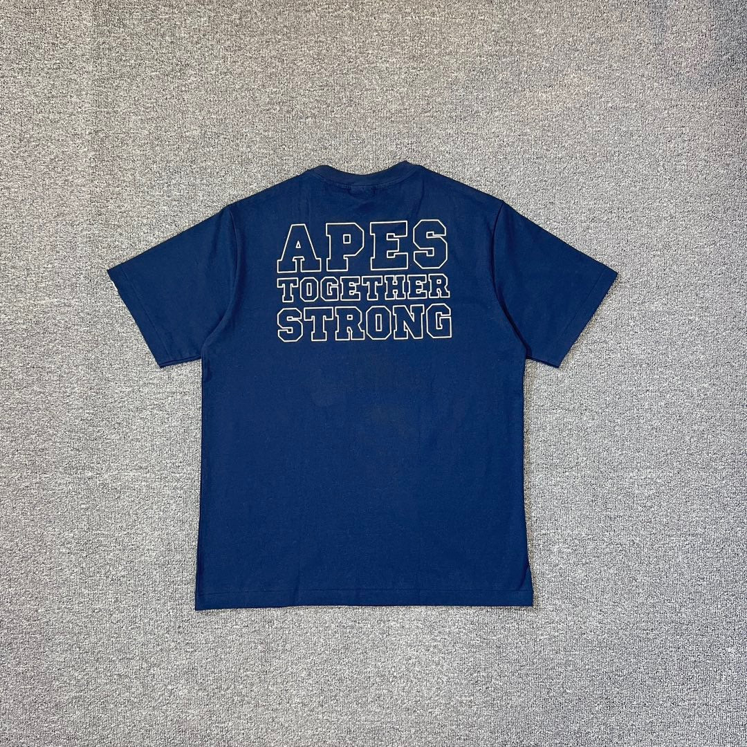 Bathing Shark and ape head print T-Shirt NextBlock