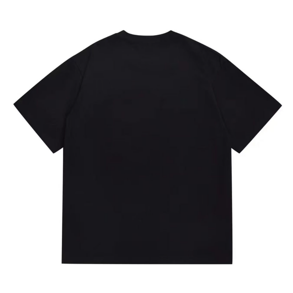 Bathing Shark and ape head print T-Shirt NextBlock