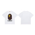 Bathing Shark and ape head print T Shirt NextBlock