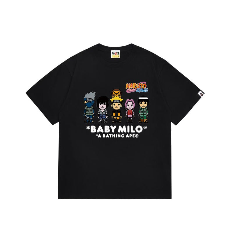 Bathing Shark and ape head print T Shirts NextBlock