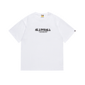 Bathing Shark and ape head print T-Shirt NextBlock