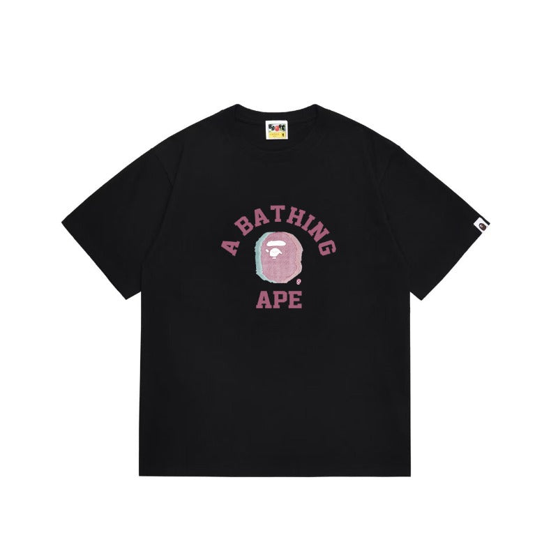 Bathing Shark and ape head print T Shirts NextBlock