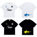 Bathing Shark and ape head print T-Shirt NextBlock