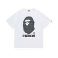 Bathing Shark and ape head print T-Shirt NextBlock