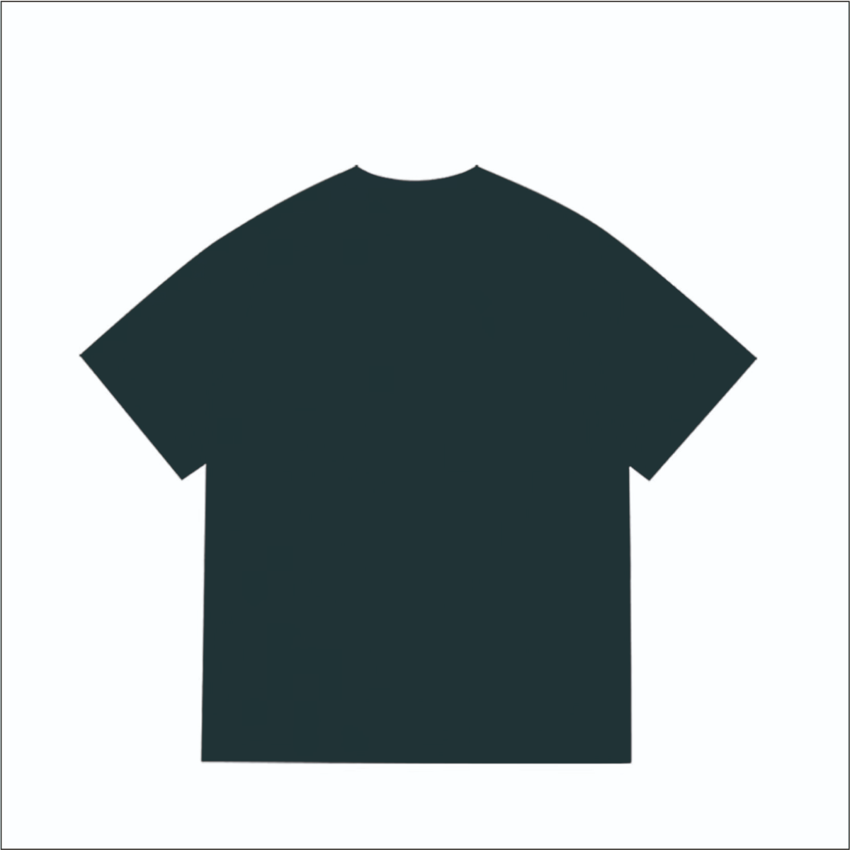 Bathing Shark and ape head print T-Shirt NextBlock