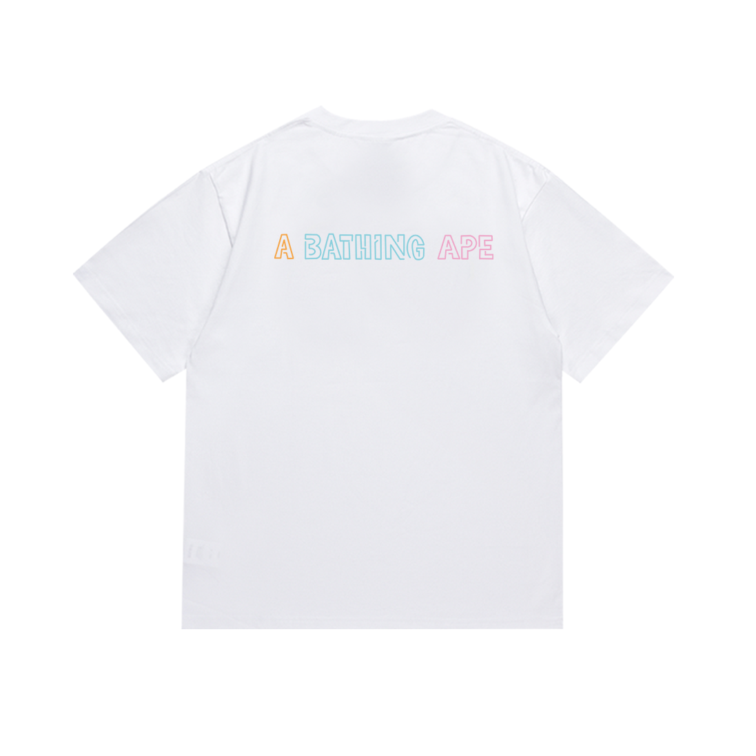 Bathing Shark and ape head print T-Shirt NextBlock