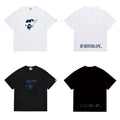 Bathing Shark and ape head print T Shirts NextBlock