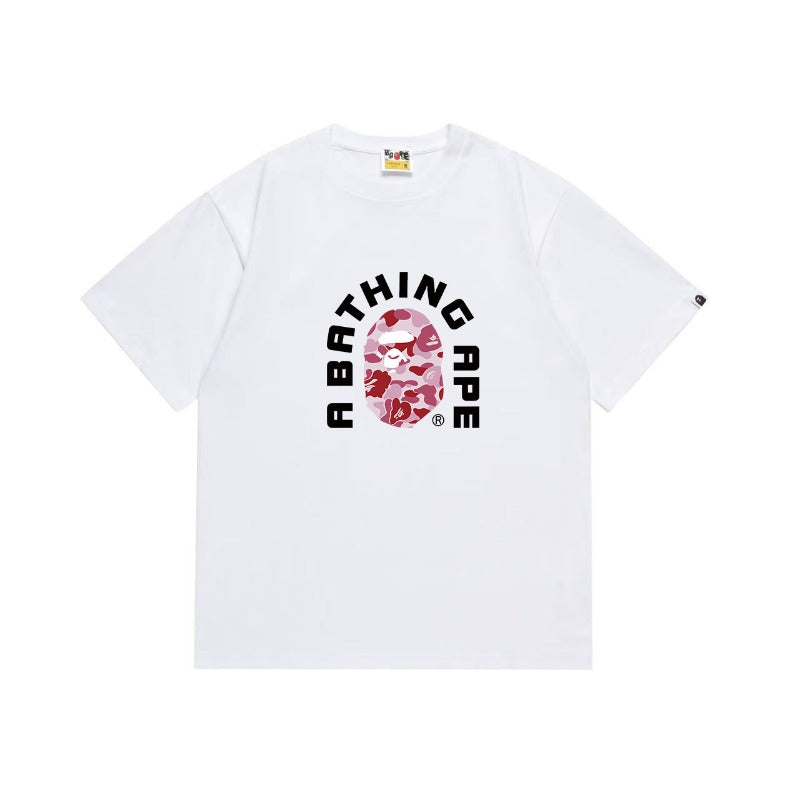 Bathing Shark and ape head print T Shirts NextBlock