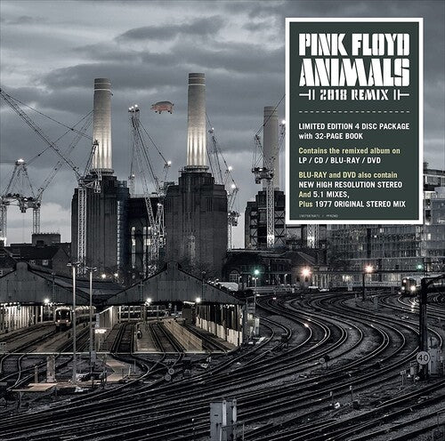 Pink Floyd - Animals (2018 Remix, Deluxe Limited Edition Vinyl LP w/ CD, Blu-ray, DVD)