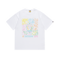 Bathing Shark and ape head print T-Shirt NextBlock