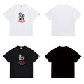 Bathing Shark and ape head print T Shirts NextBlock