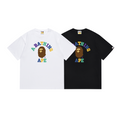 Bathing Shark and ape head print T Shirts NextBlock