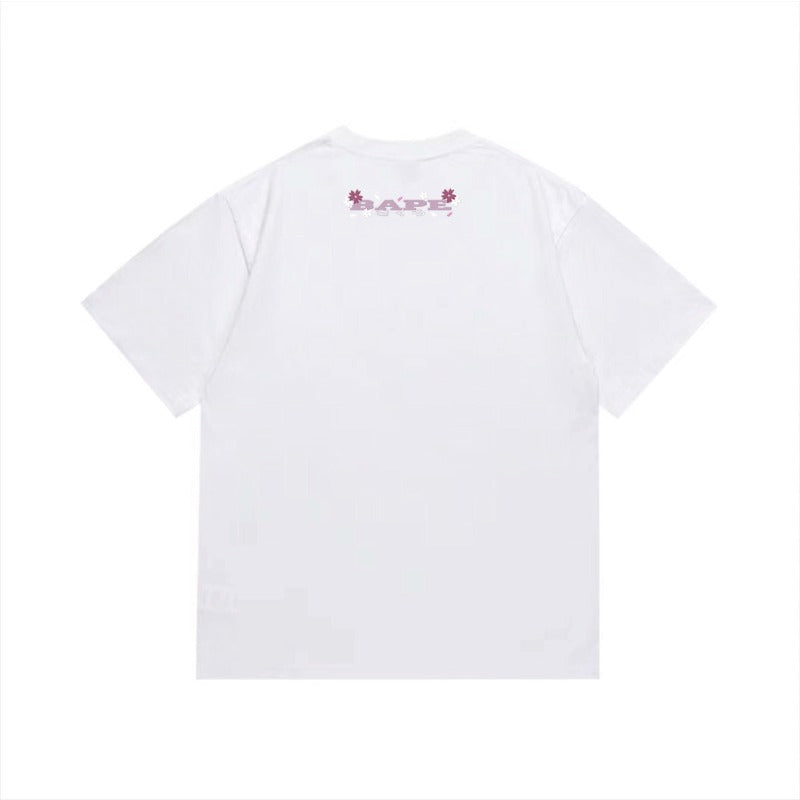 Bathing Shark and ape head print T Shirts NextBlock