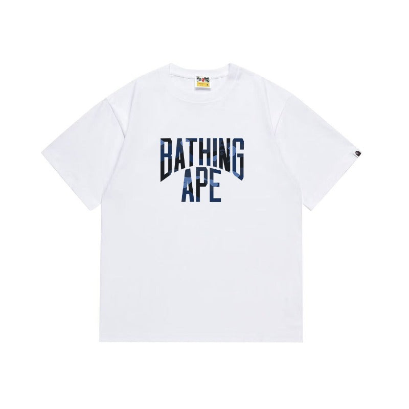 Bathing Shark and ape head print T Shirts NextBlock
