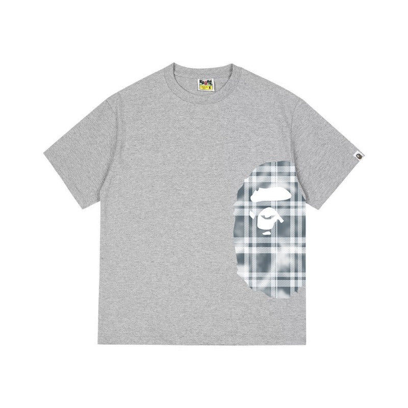 Bathing Shark and ape head print T Shirts NextBlock
