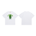 Bathing Shark and ape head print T-Shirt NextBlock