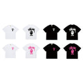 Bathing Shark and ape head print T-Shirt NextBlock