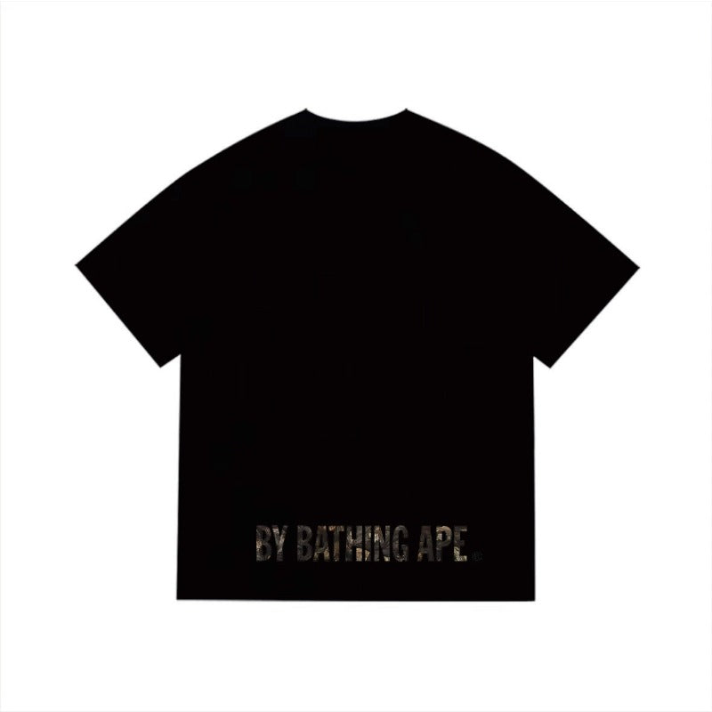 Bathing Shark and ape head print T Shirts NextBlock