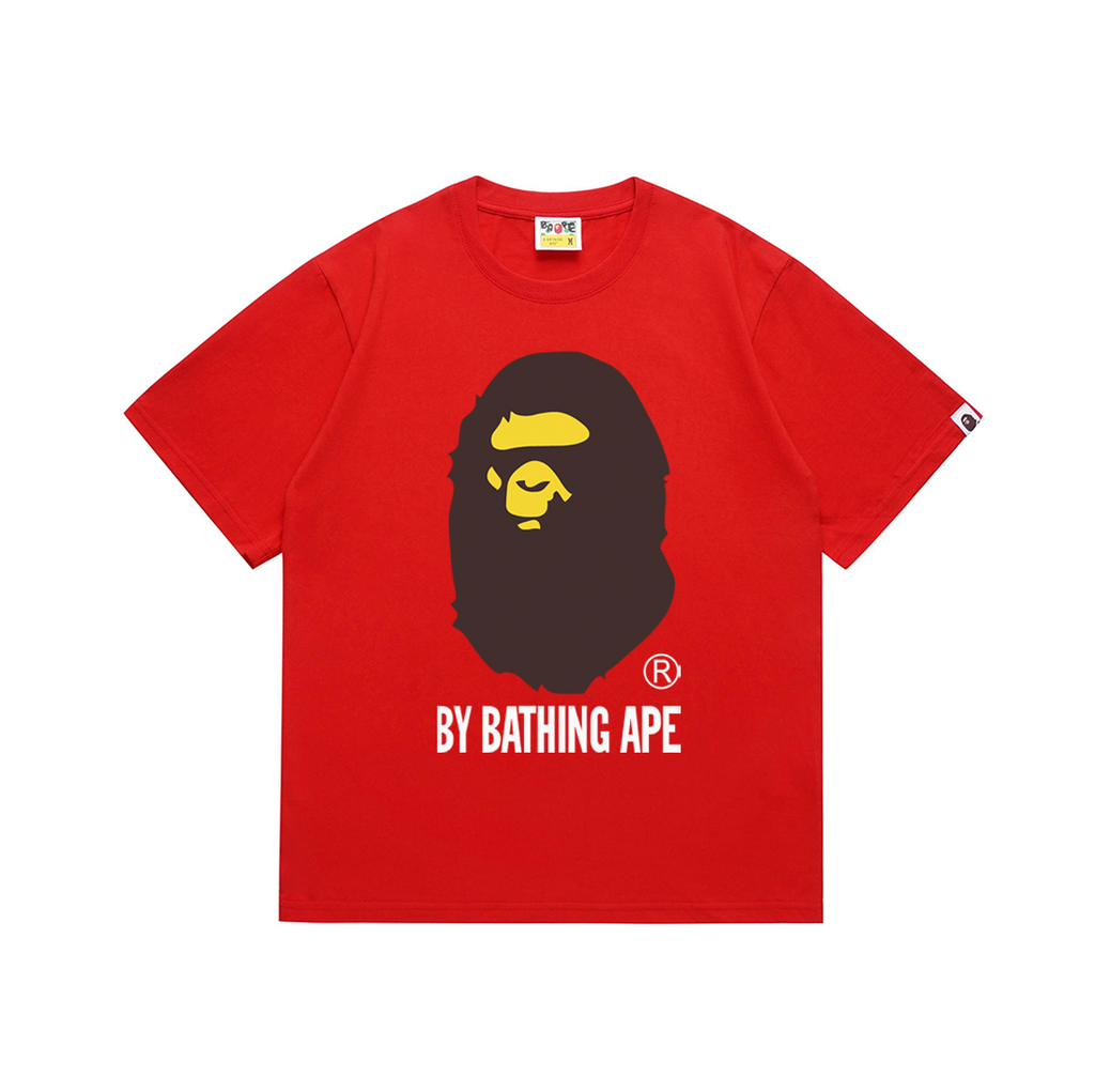 Bathing Shark and ape head print T Shirts NextBlock