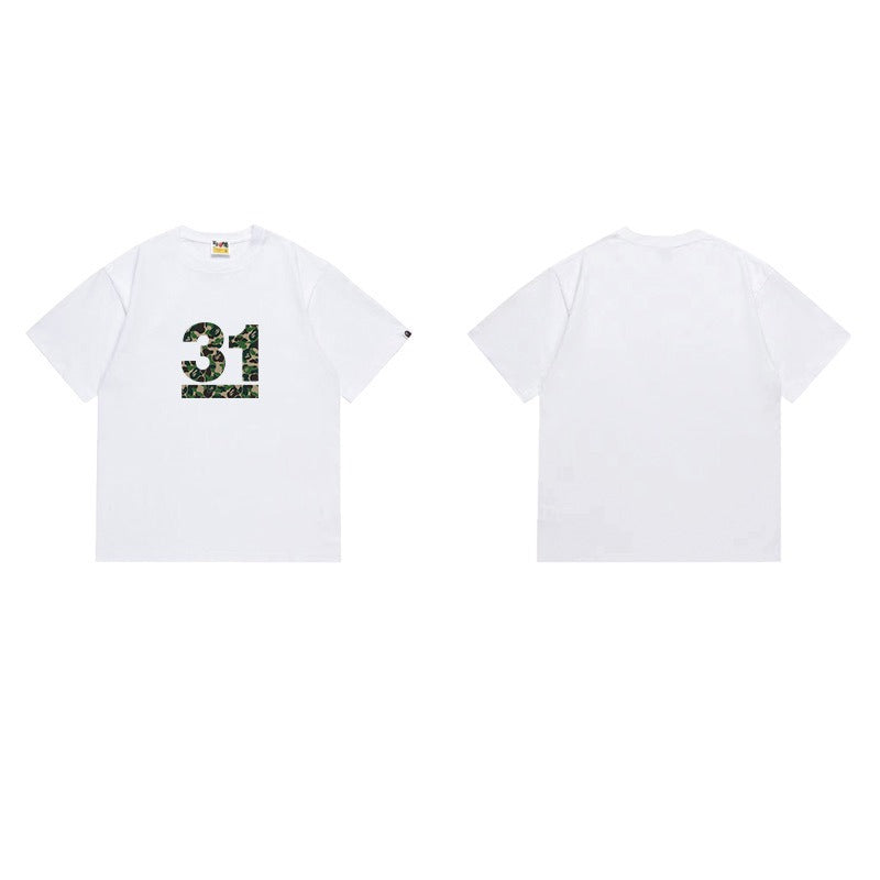 Bathing Shark and ape head print T Shirts NextBlock