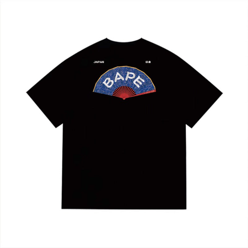 Bathing Shark and ape head print T Shirts NextBlock