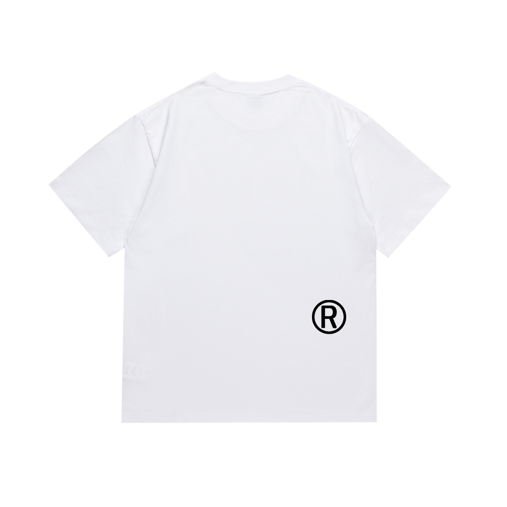 Bathing Shark and ape head print T Shirts NextBlock