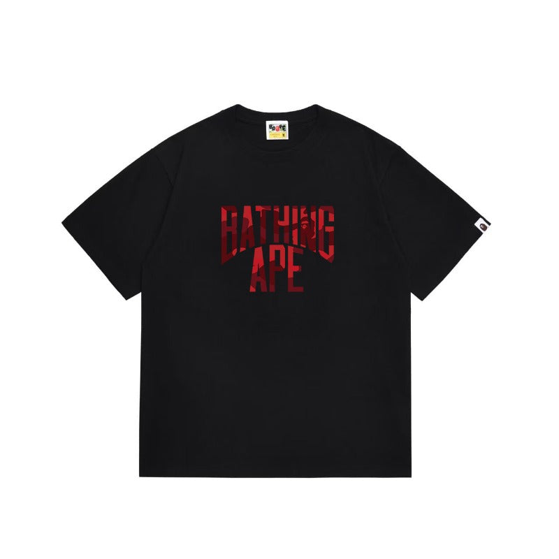 Bathing Shark and ape head print T Shirts NextBlock