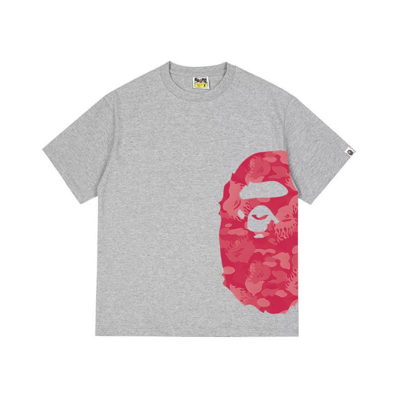 Bathing Shark and ape head print T Shirts NextBlock