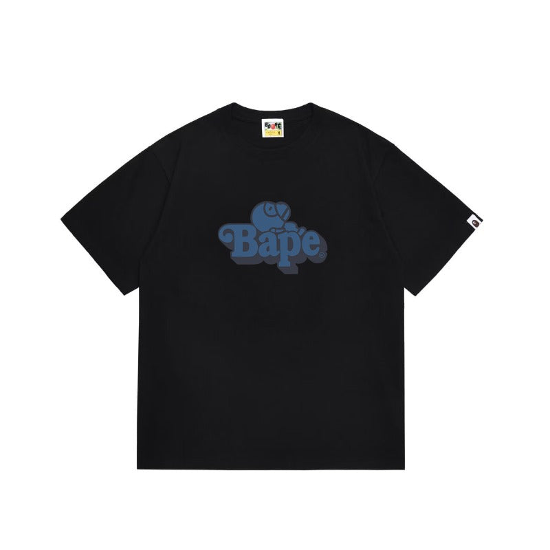 Bathing Shark and ape head print T Shirts NextBlock