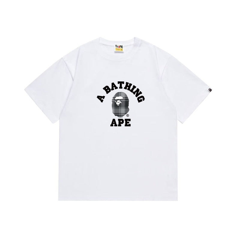 Bathing Shark and ape head print T Shirts NextBlock