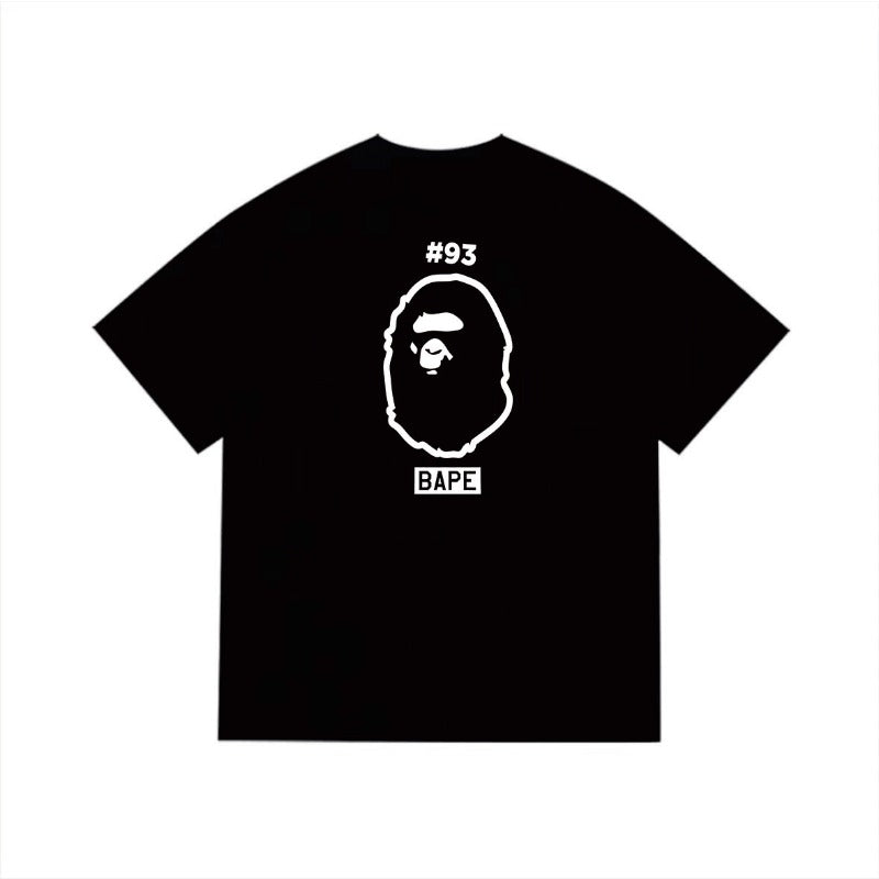 Bathing Shark and ape head print T Shirts NextBlock