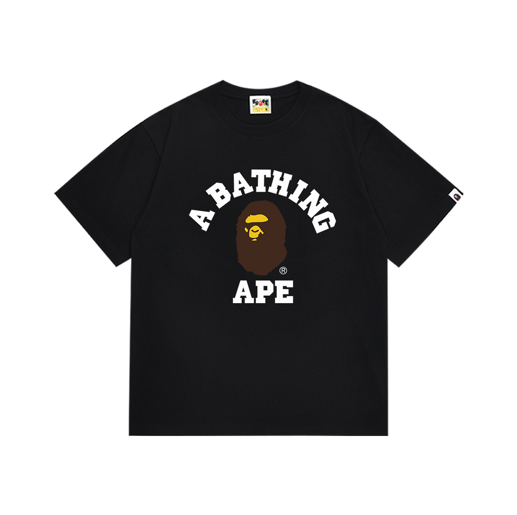 Bathing Shark and ape head print T Shirts NextBlock