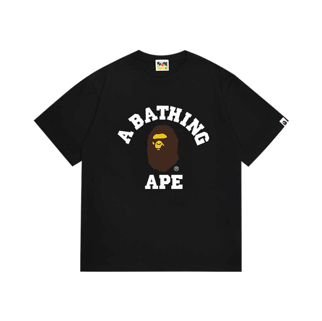 Bathing Shark and ape head print T Shirts NextBlock