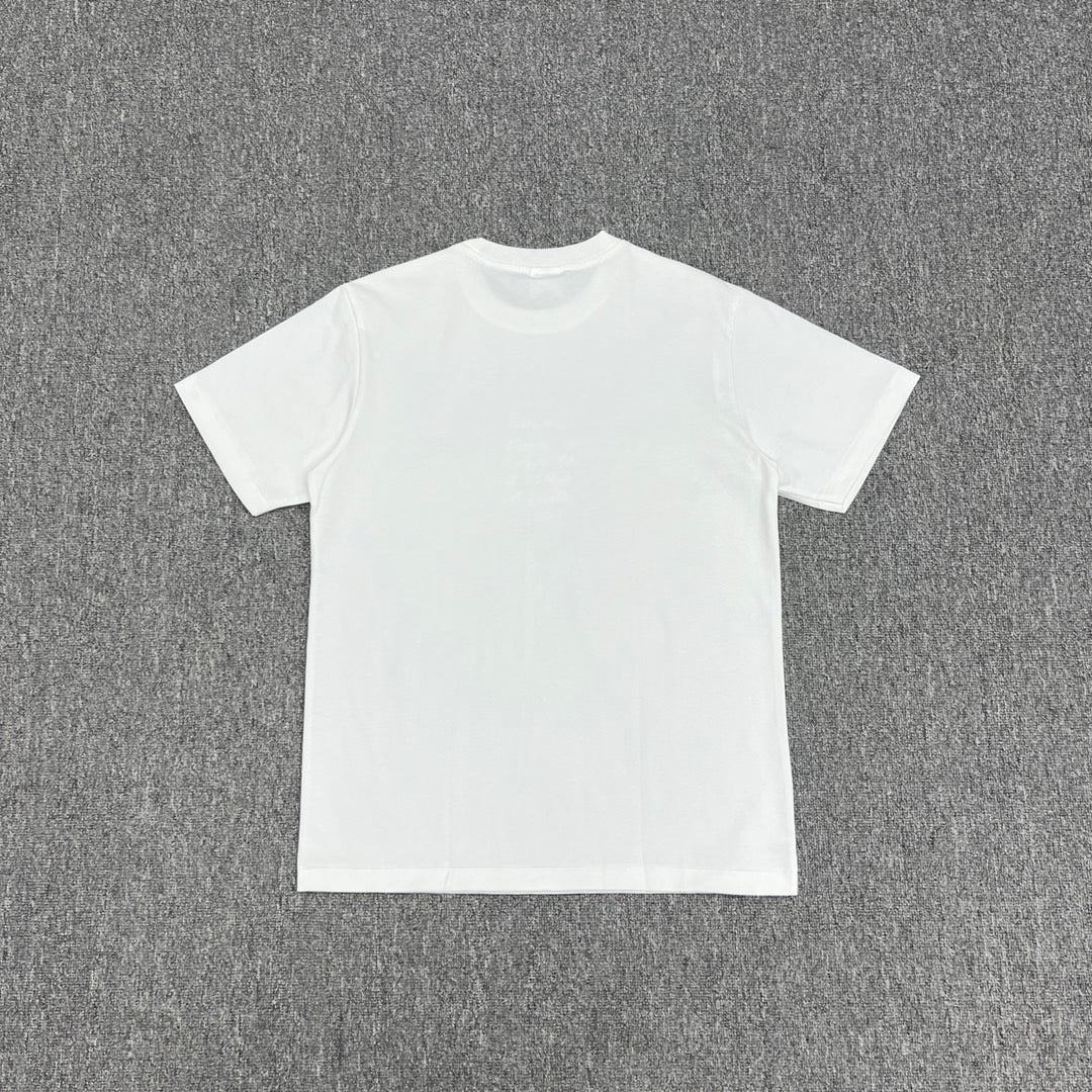 Bathing Shark and ape head print T-Shirt NextBlock