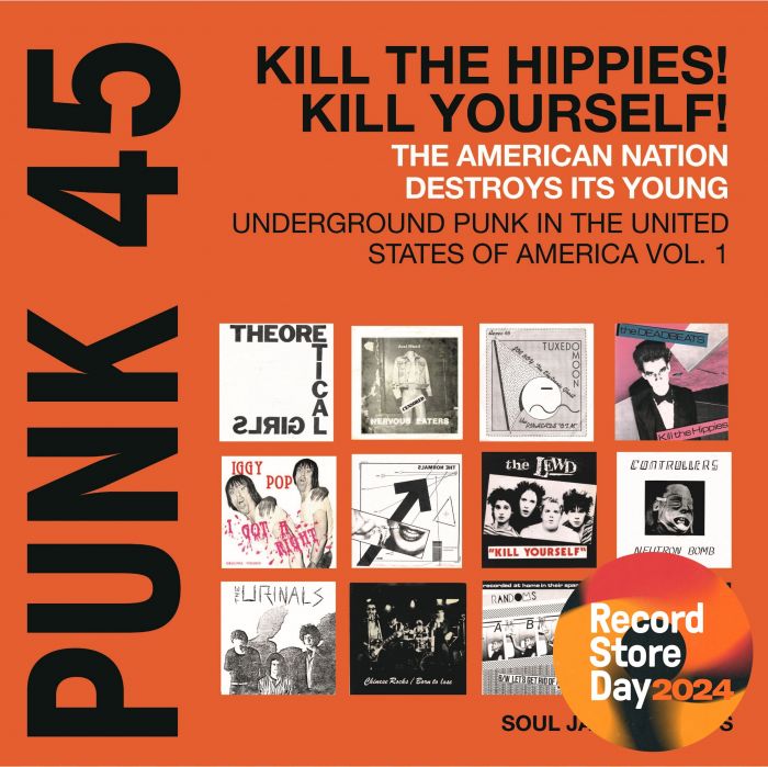 SALE: Various - Soul Jazz Pres. PUNK 45: Kill The Hippies! Kill Yourself! (2xLP, orange) was £28.99