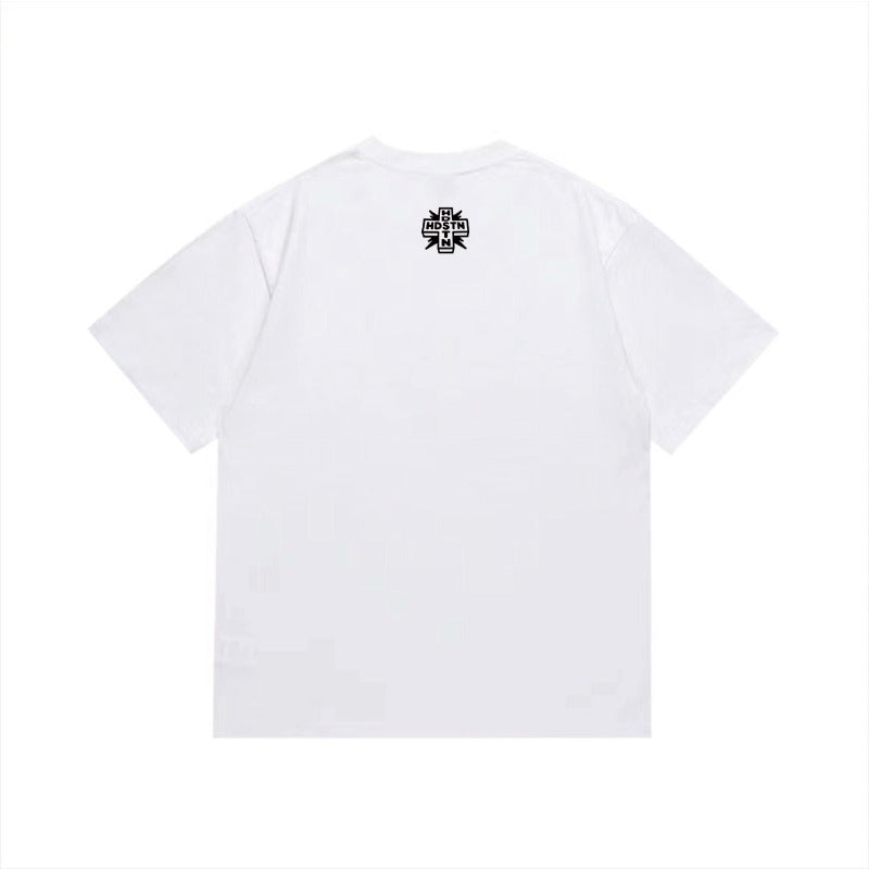 Bathing Shark and ape head print T Shirts NextBlock